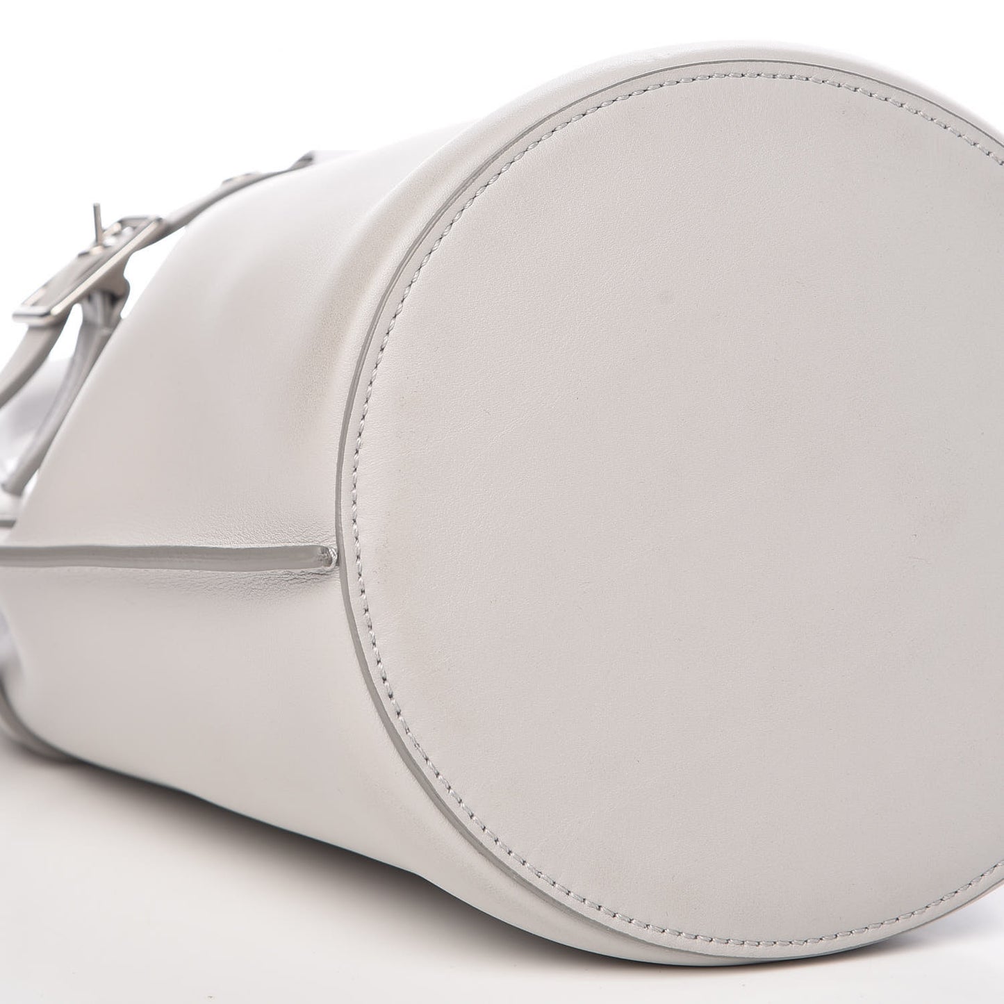 Smooth Calfskin Nano Big Bag Bucket Light Grey