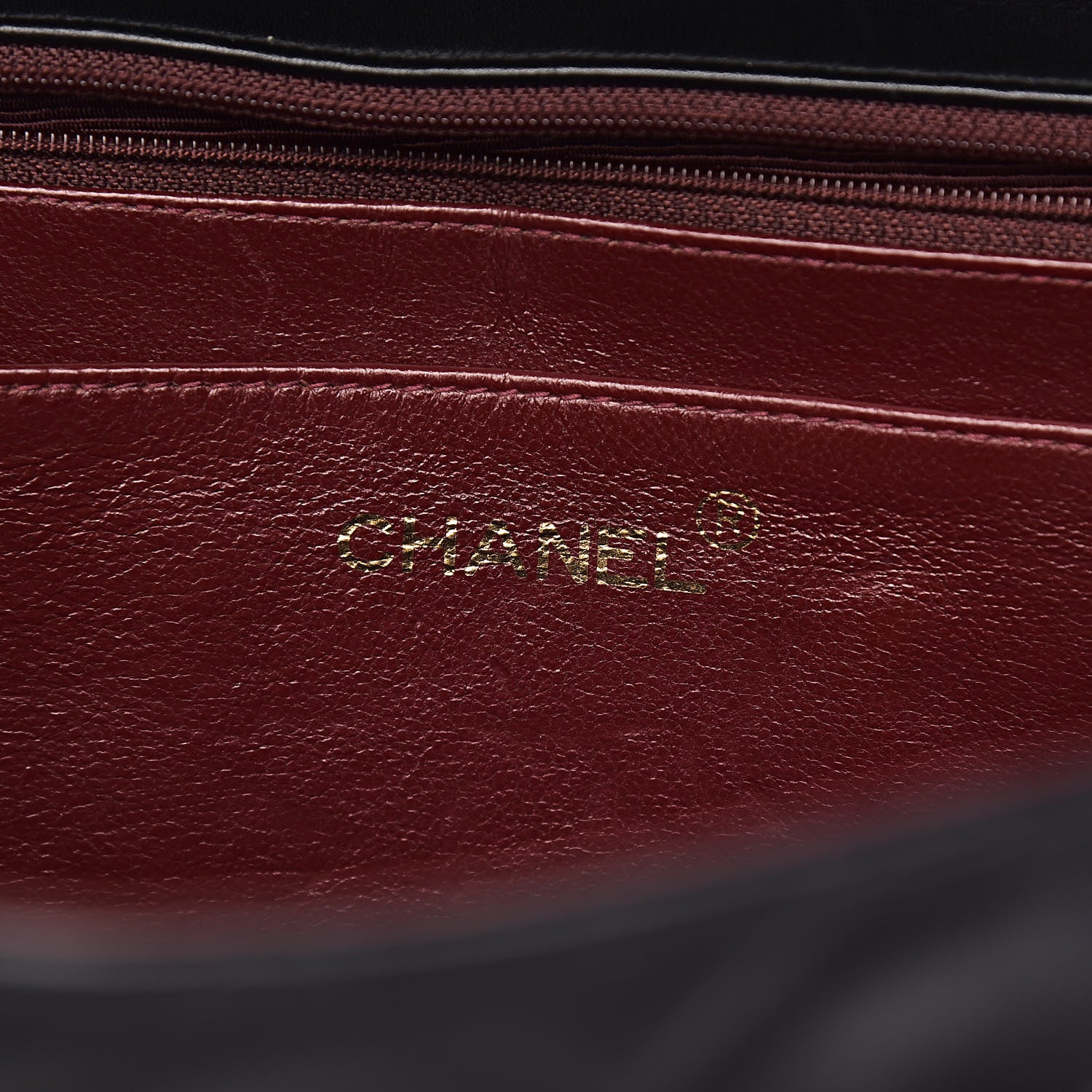 Chanel Lambskin Quilted XL Jumbo Single Flap Black 6 of 11