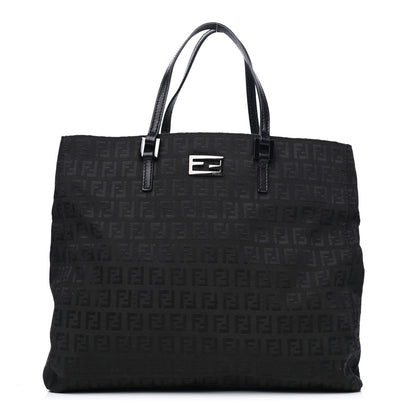 Fendi Zucchino Vitello Tote Black 1 of 5