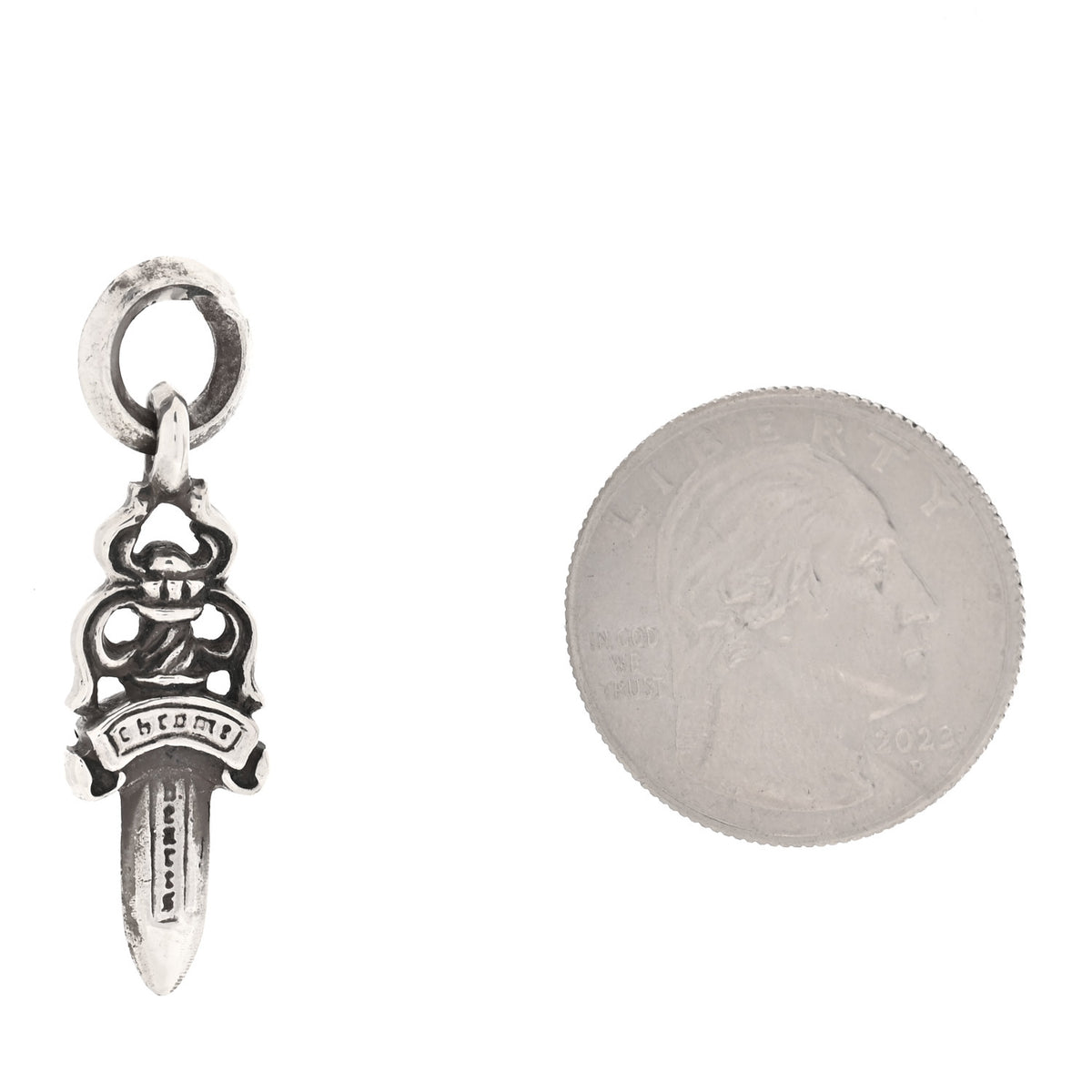 Sterling Silver Small Dagger Pendant