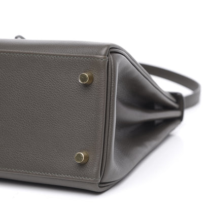 Hermes Evercolor Kelly Retourne 28 Vert De Gris 9 of 10