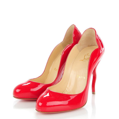 Christian Louboutin Patent Wawy Dolly 120 Pumps 36 Rosso 3 of 8
