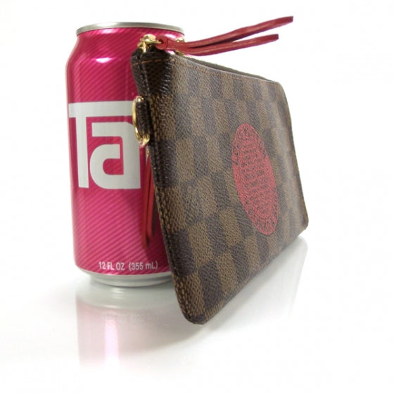 Damier Ebene Complice Trunks and Bags Wallet Red