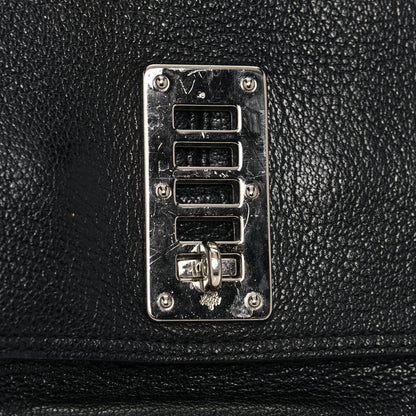 Mulberry Stone Polished Goatskin Maggie Shoulder Bag Black 19 of 19