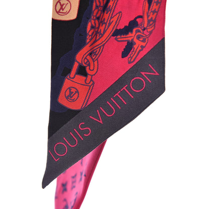 Louis Vuitton Silk Dreamonogram Bandeau Pink Glitter 3 of 4