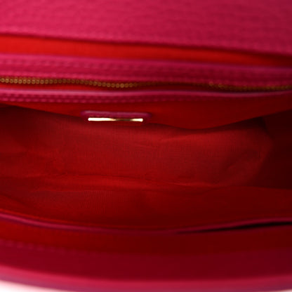 Christian Louboutin Calfskin Spikes Panettone Messenger Hot Pink 5 of 13