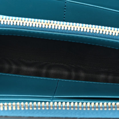 Gucci Bright Diamante Zip Around Wallet Turquoise 5 of 10