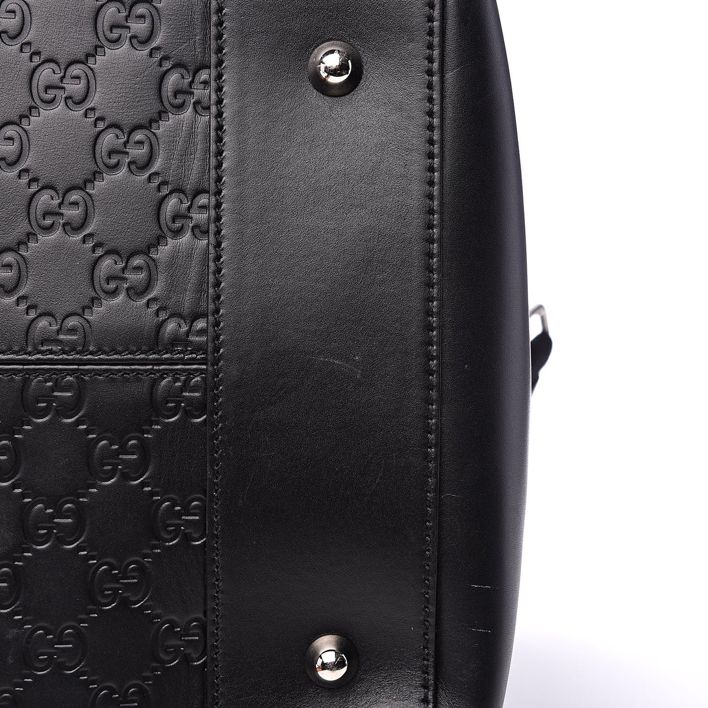 Guccissima Signature Large Duffle Black
