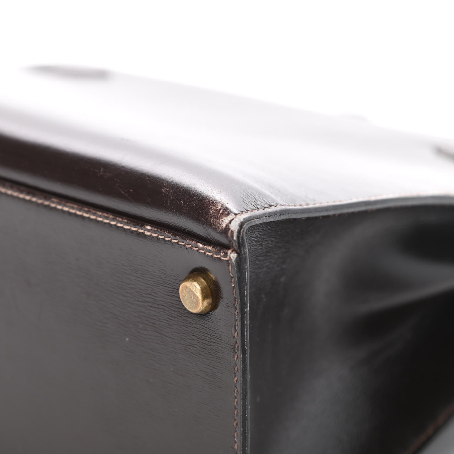 Hermes Box Kelly Sellier 32 Chocolate 10 of 24
