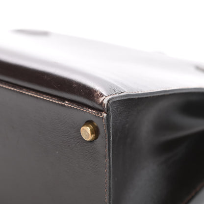 Hermes Box Kelly Sellier 32 Chocolate 10 of 24