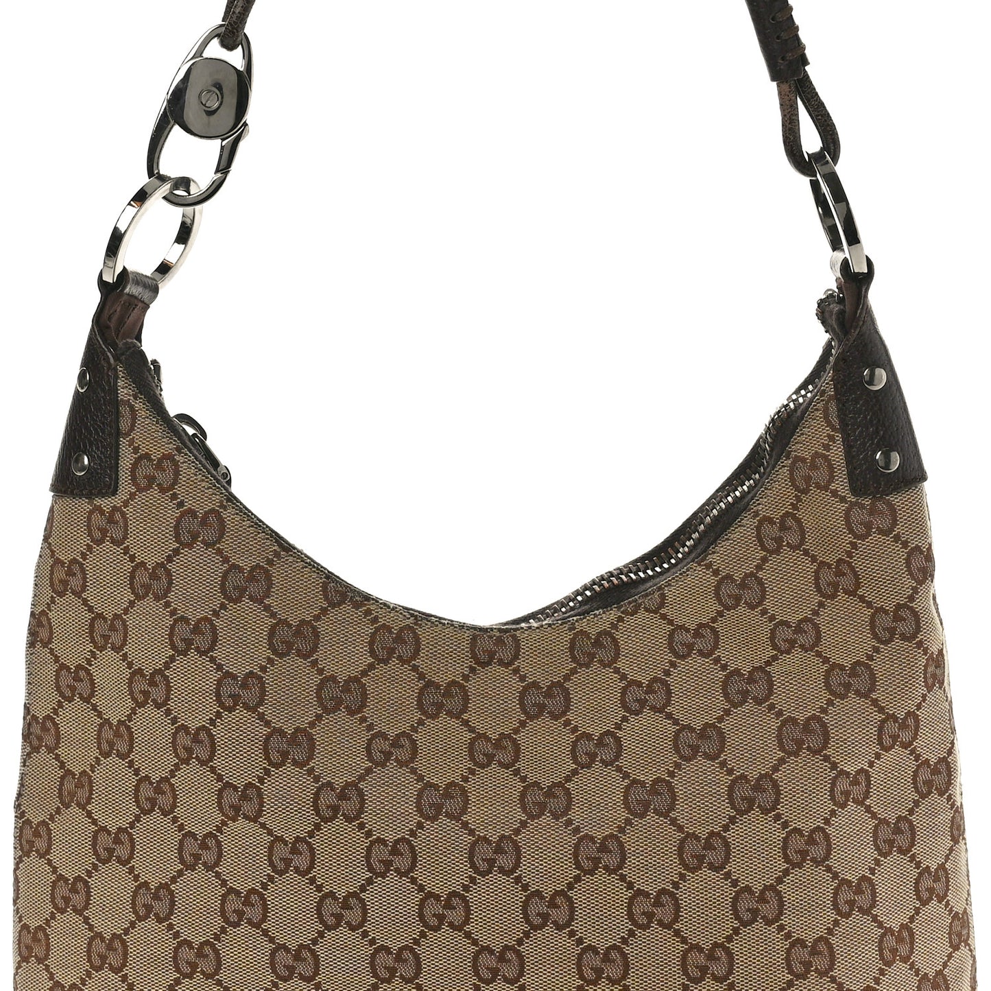 Monogram Shoulder Bag Dark Brown