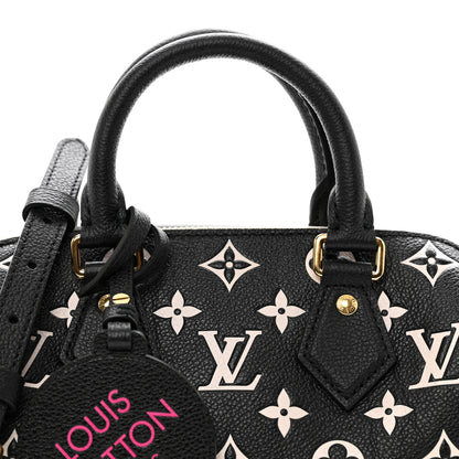 Louis Vuitton Empreinte Monogram Spring in the City Speedy Bandouliere 20 Black White Pink 7 of 9