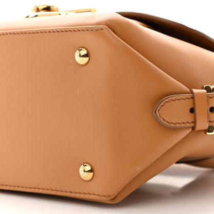 Salvatore Ferragamo Calfskin Small Fiamma Bag Brown 9 of 11