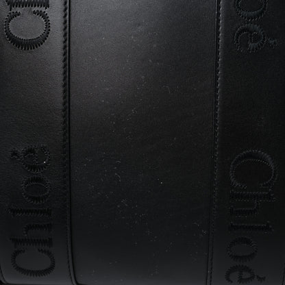 Chloe Calfskin Medium Woody Tote Black 11 of 12