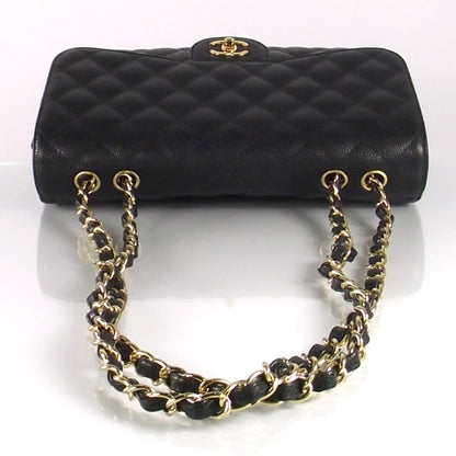 Chanel Caviar Jumbo Double Flap Black 4 of 9