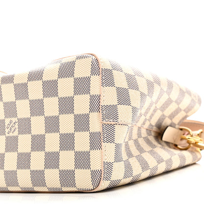 Louis Vuitton Damier Azur Braided Neonoe BB Pink 10 of 11