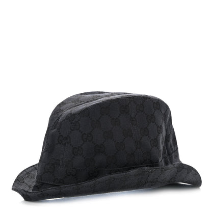 Gucci GG Monogram Bucket Hat S Black 1 of 9