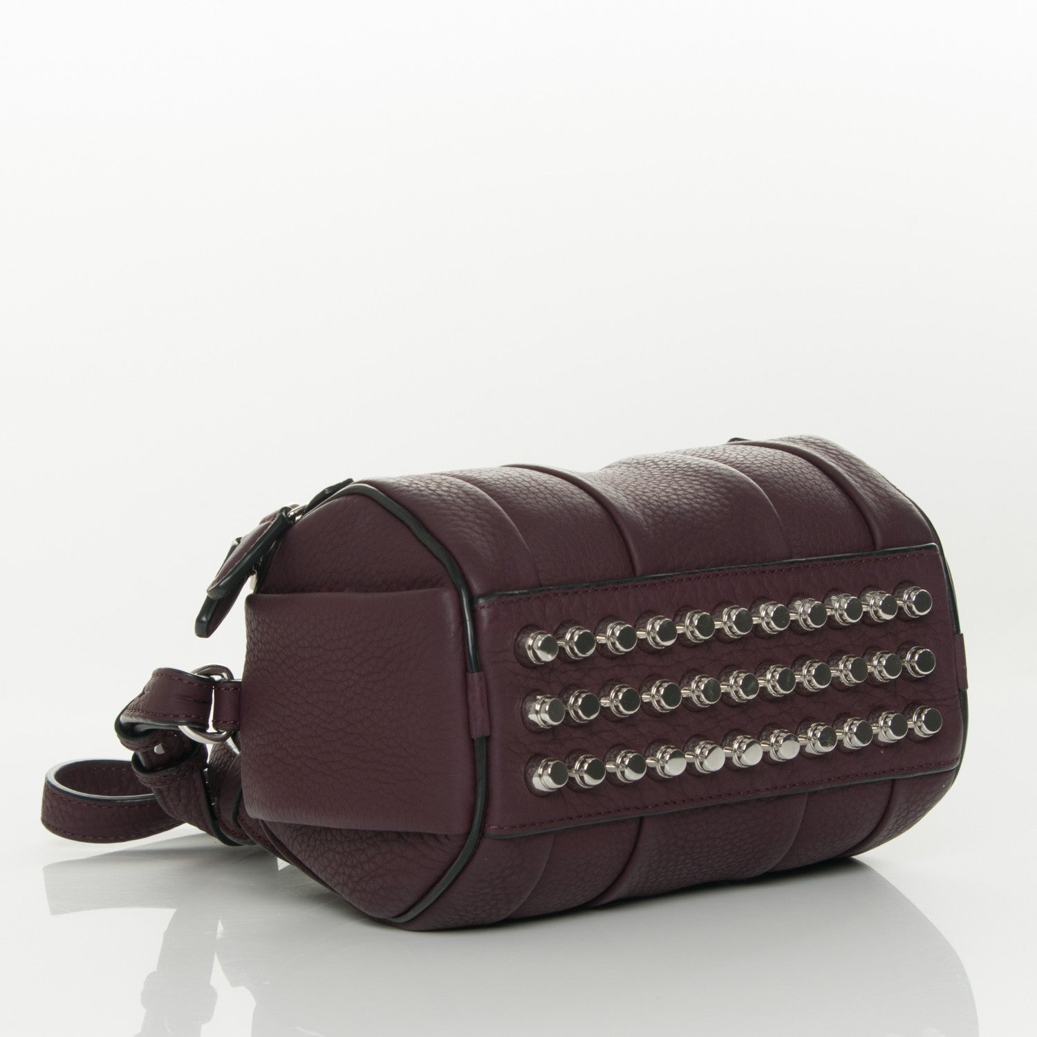 Alexander Wang Pebbled Calfskin Mini Rockie Matte Oxblood 5 of 8