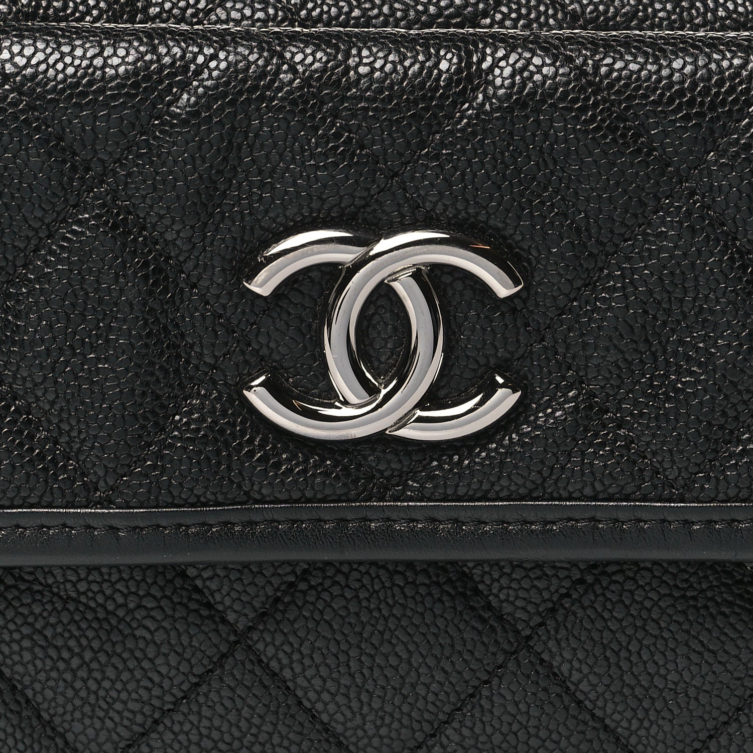 Chanel Caviar Quilted French Riviera Hobo Black 8 of 12