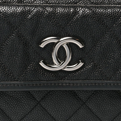 Chanel Caviar Quilted French Riviera Hobo Black 8 of 12