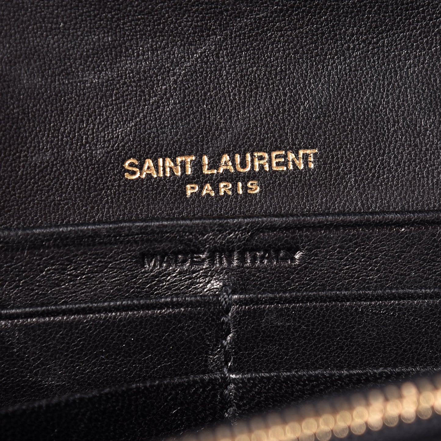 Lambskin Matelasse Monogram Large Vicky Continental Wallet Black