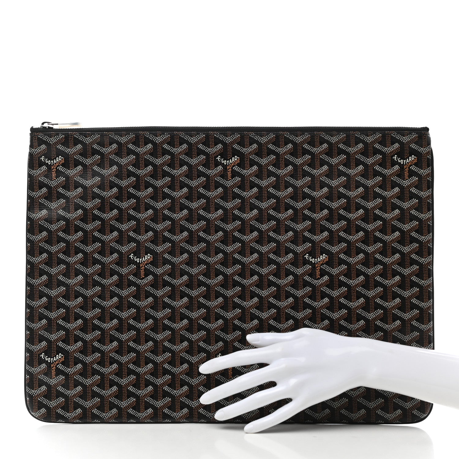 Goyard Goyardine Senat Pochette GM Black 2 of 6