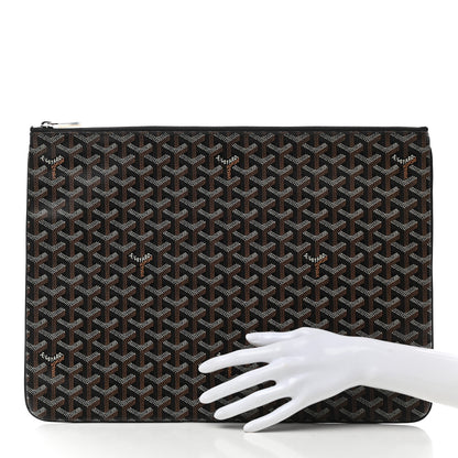 Goyard Goyardine Senat Pochette GM Black 2 of 6