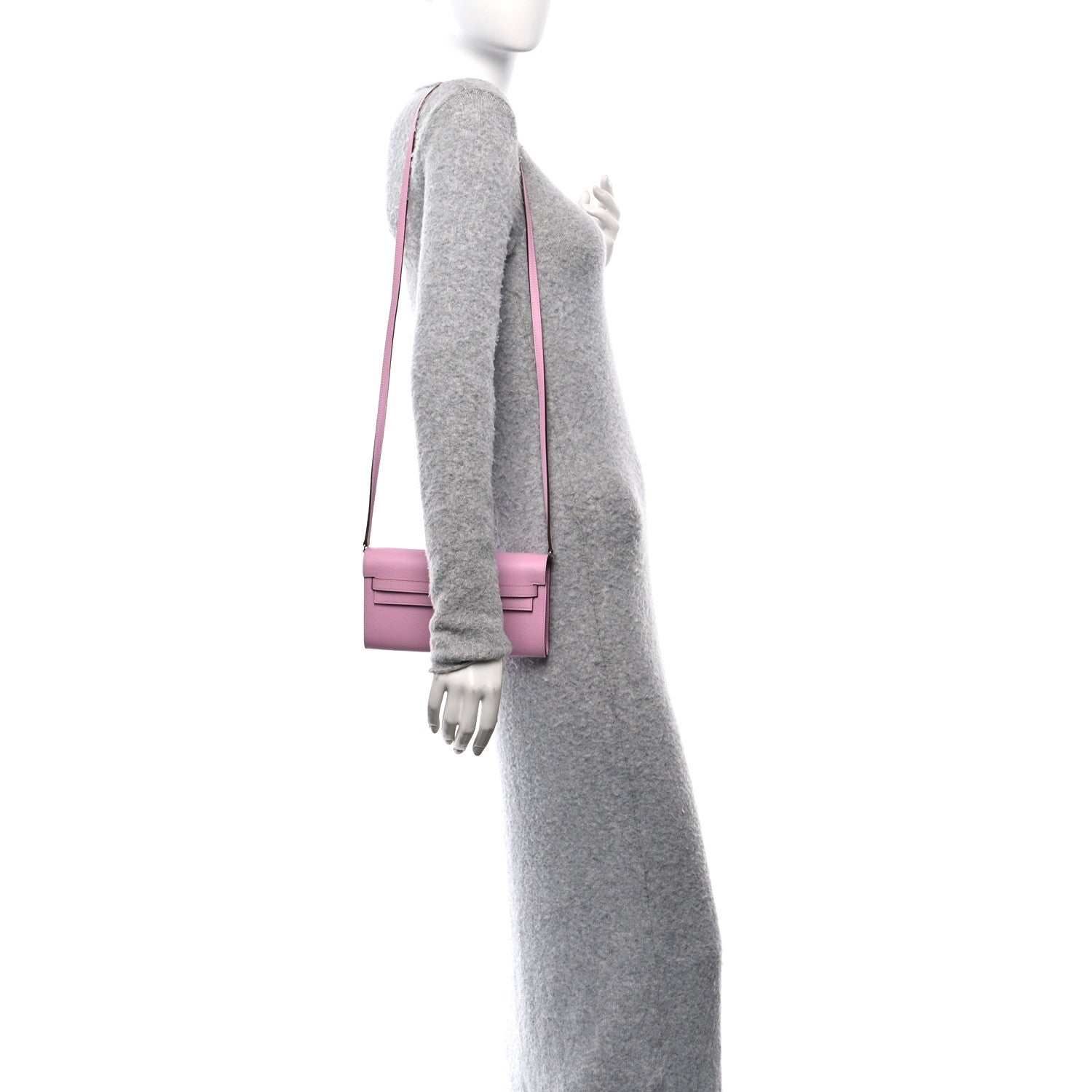 Hermes Epsom Kelly To Go Wallet Mauve Sylvestre 2 of 9
