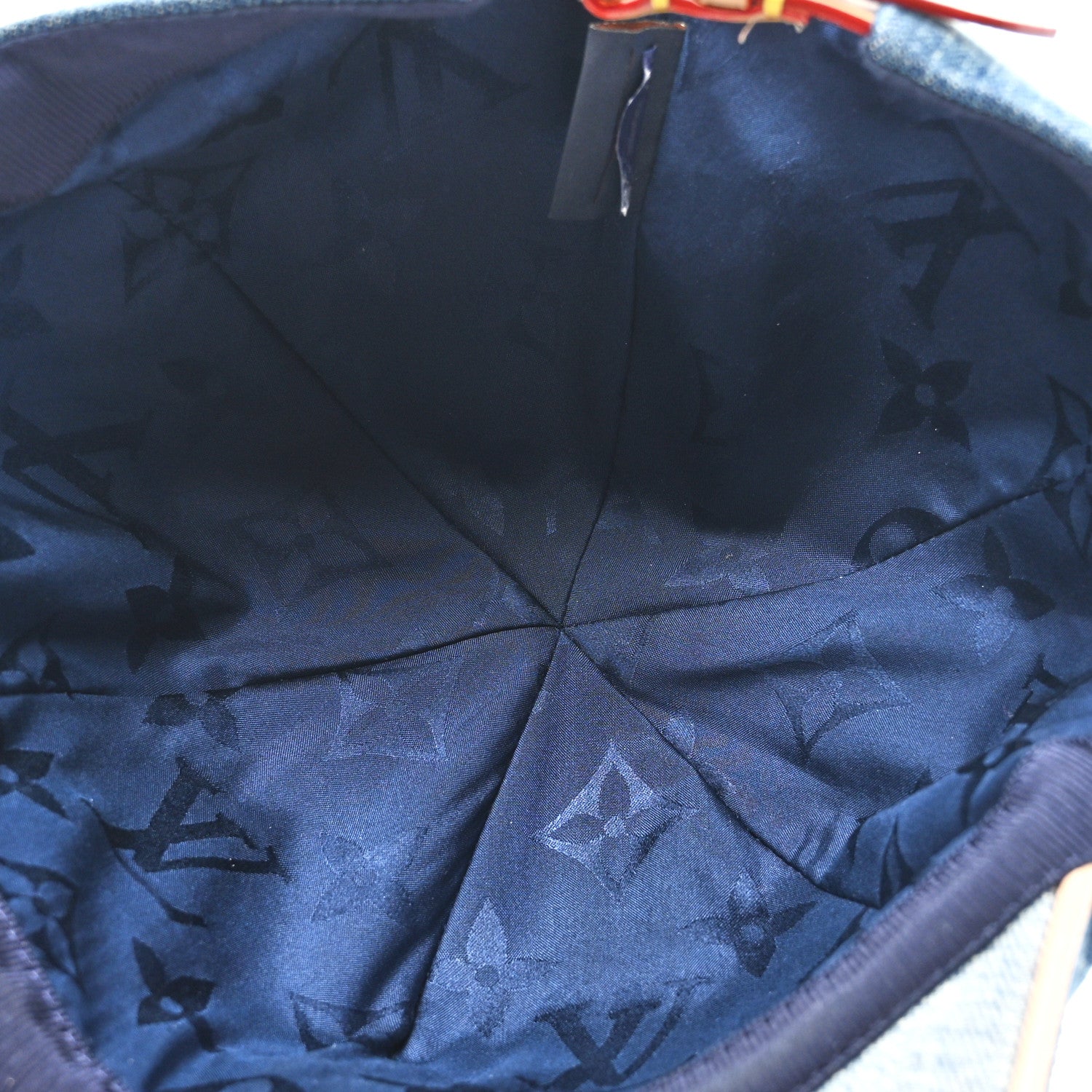 Louis Vuitton Denim Uptown Cap Blue 7 of 9