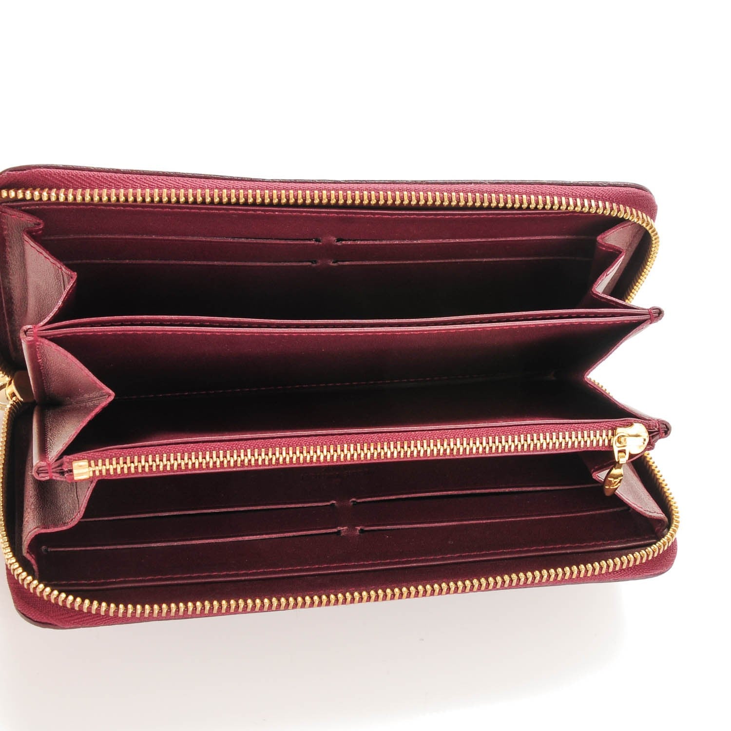 Louis Vuitton Vernis Zippy Wallet Rouge Fauviste 5 of 7