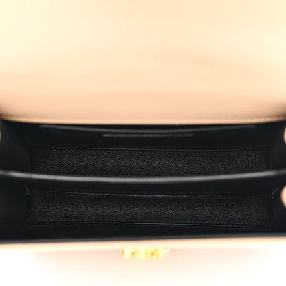 Saint Laurent Grain de Poudre Mini Classic Monogram Cassandra Top Handle Beige 5 of 10