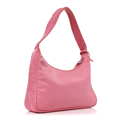 Prada Tessuto Nylon Mini Re-Edition 2000 Bag Begonia 3 of 9