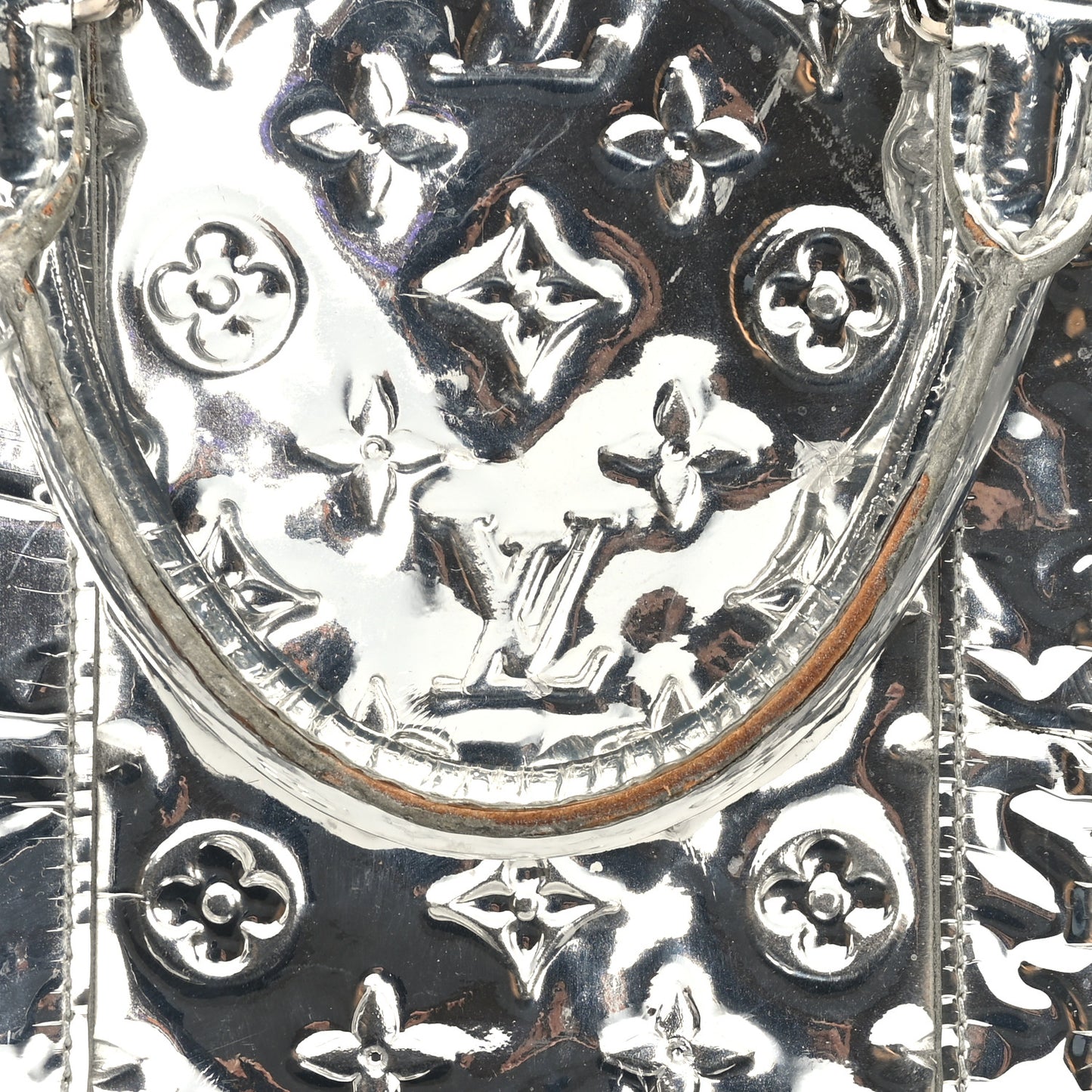 Monogram Miroir Keepall 55 Silver