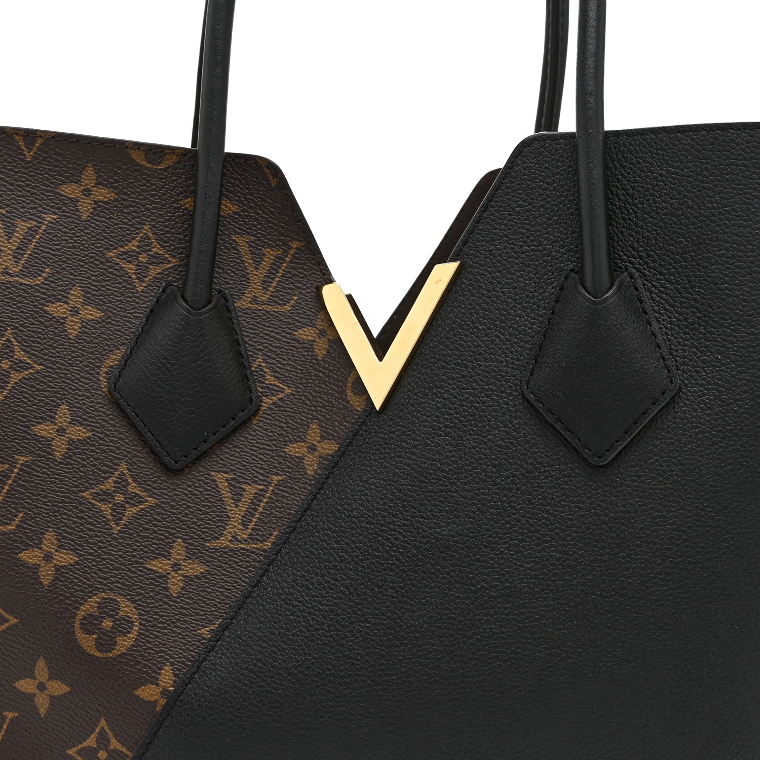 Louis Vuitton Calfskin Monogram Kimono Tote Black 8 of 10