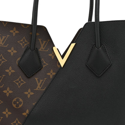 Louis Vuitton Calfskin Monogram Kimono Tote Black 8 of 10