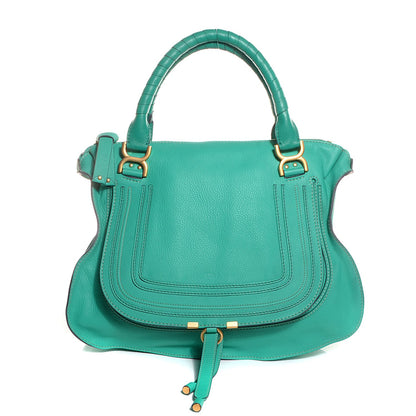 Chloe Calfskin Large Marcie Satchel Jade Green 1 of 9