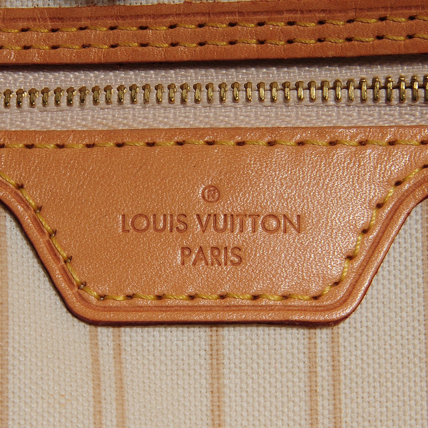 Louis Vuitton Damier Azur Neverfull MM 7 of 9