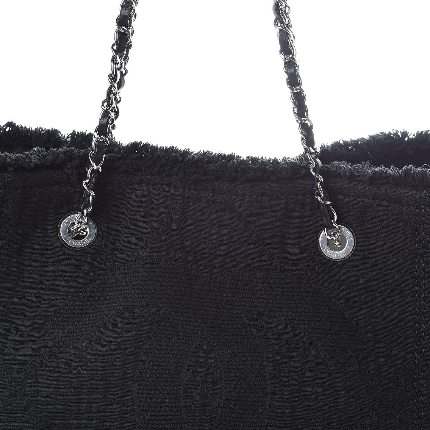 Canvas Small Double Face Tote Black