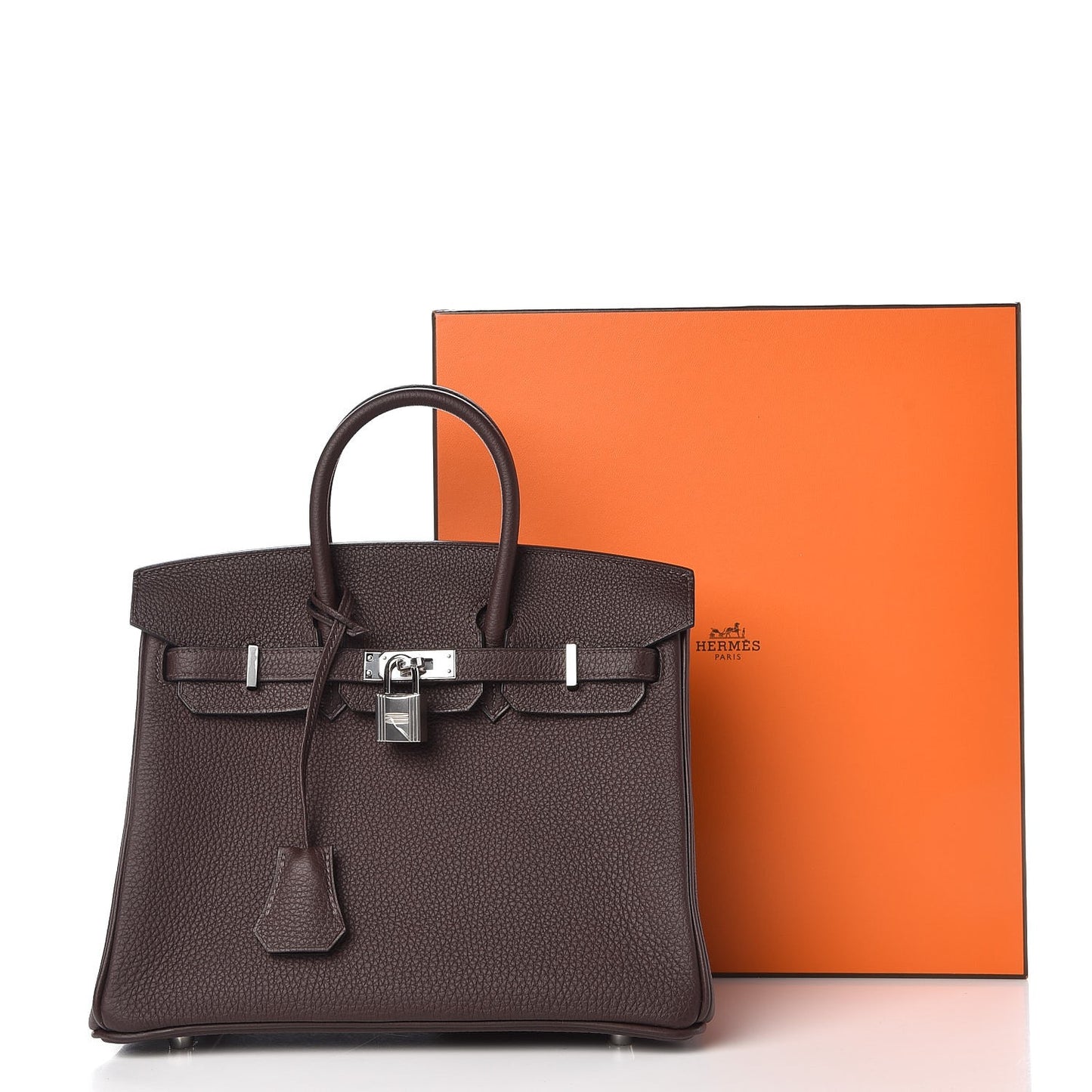 Togo Birkin 25 Chocolate