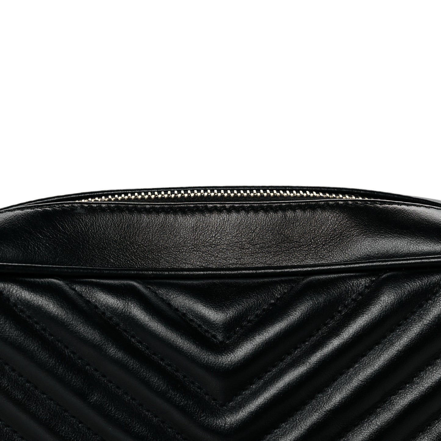 Calfskin Matelasse Monogram Lou Camera Bag Black