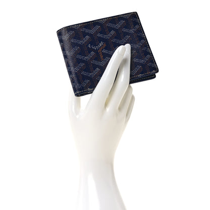 Goyard Goyardine Bi-Fold Victoire PM Wallet Navy 2 of 9
