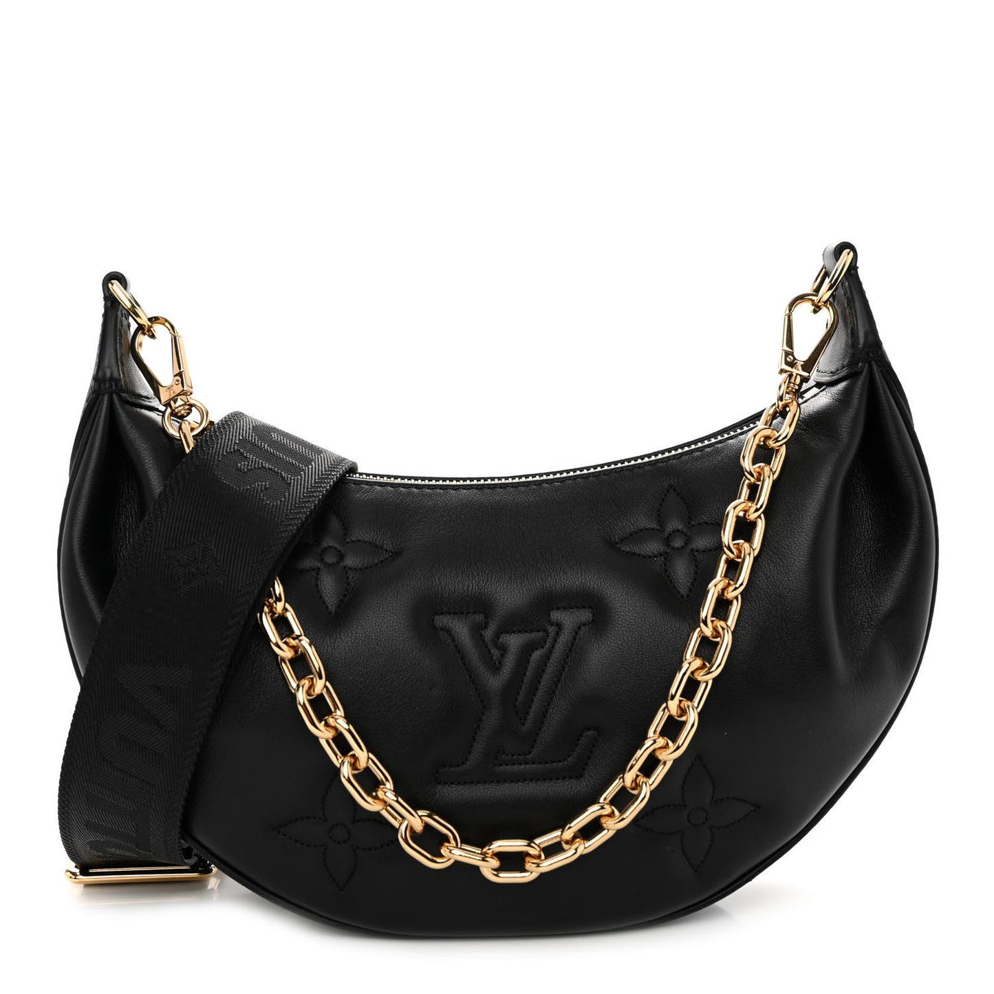Calfskin Bubblegram Over The Moon Black