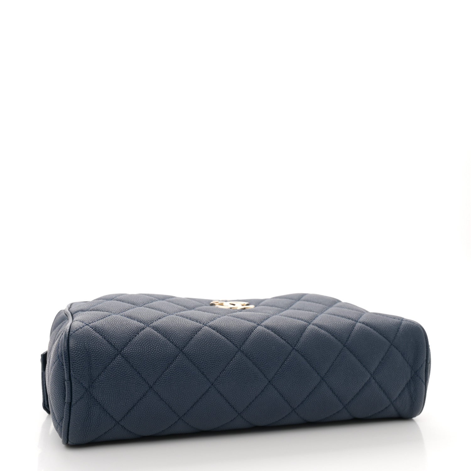 Chanel Caviar Quilted Large In & Out Camera Case Navy 5 of 12