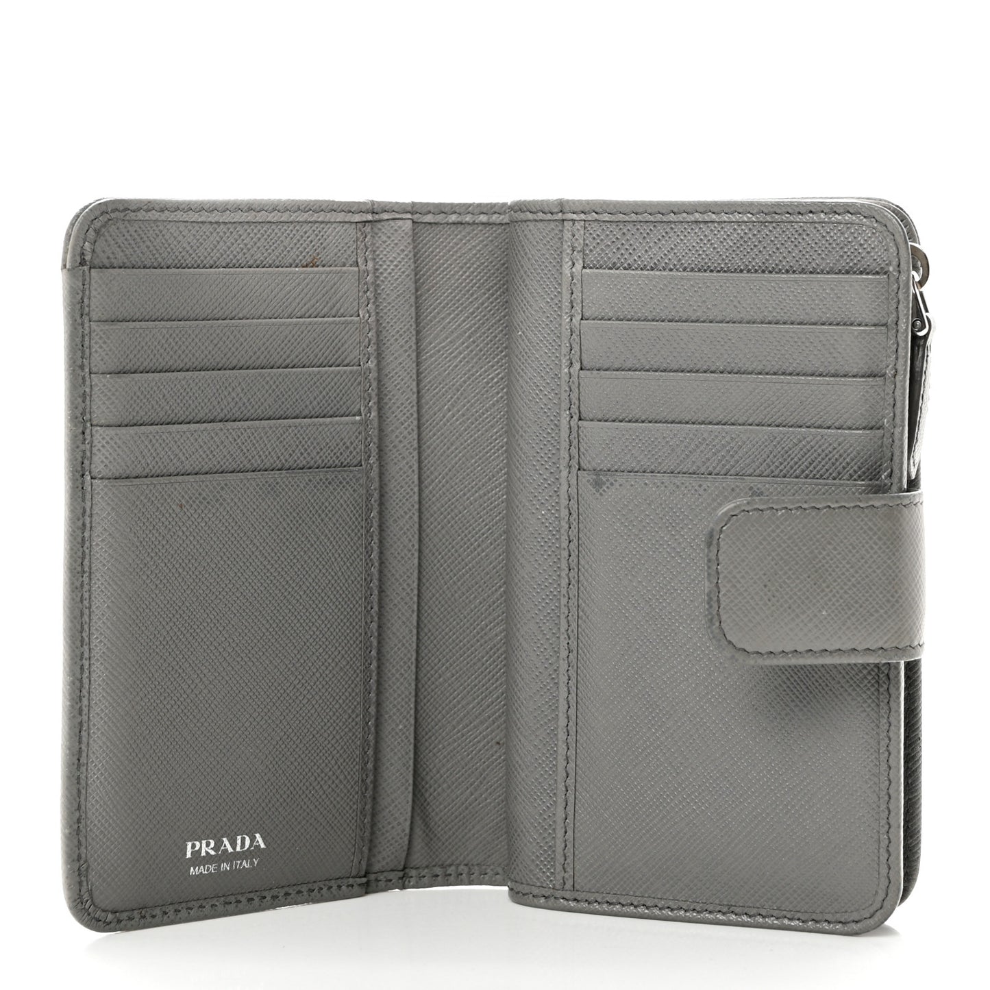 Saffiano Metal Compact Wallet Marmo