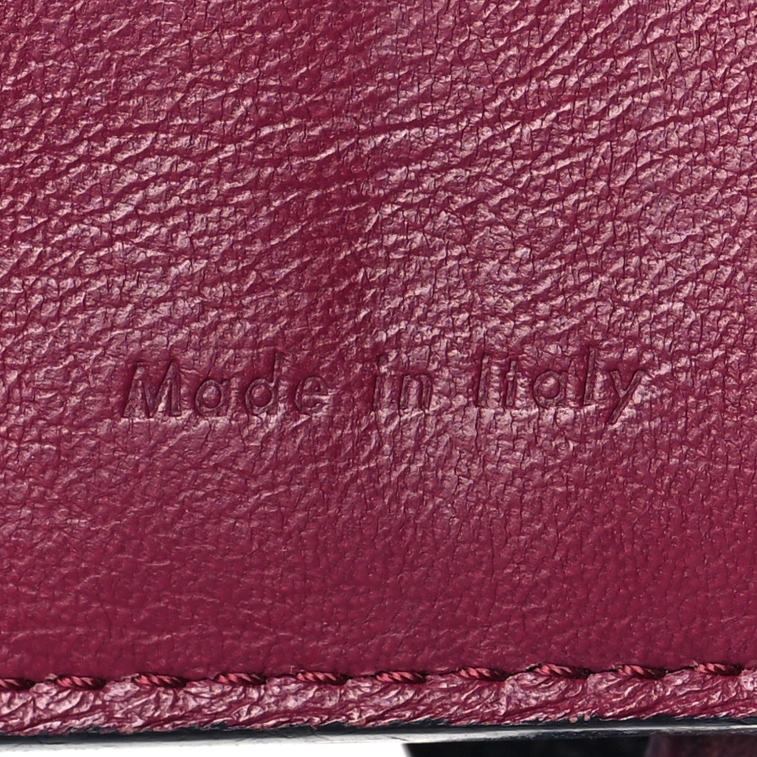 Celine Grained Calfskin Medium Multifunction Strap Wallet Steel Blue 6 of 10