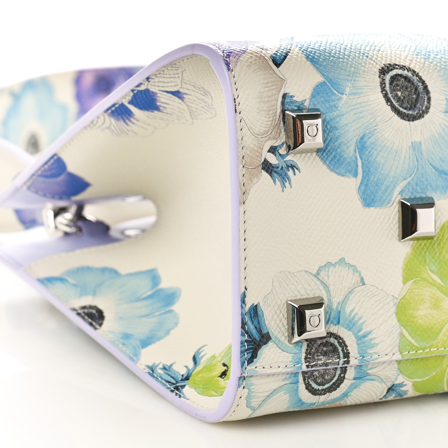 Calfskin Floral Print Small The Studio Bag Mascarpone