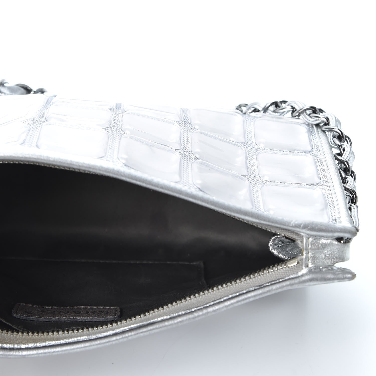 Chanel Vinyl Ice Cube Pochette 4 of 11