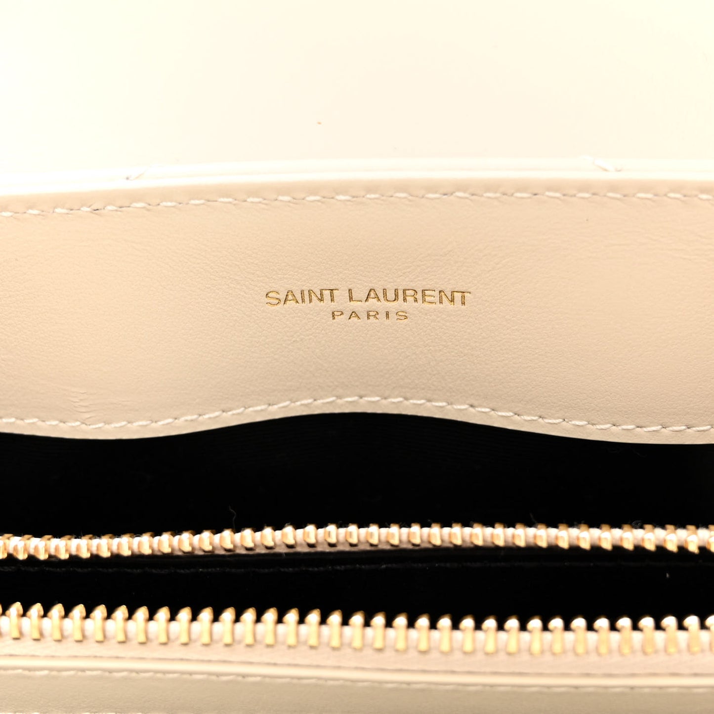 Calfskin Y Quilted Monogram Small Loulou Chain Satchel Crema Soft