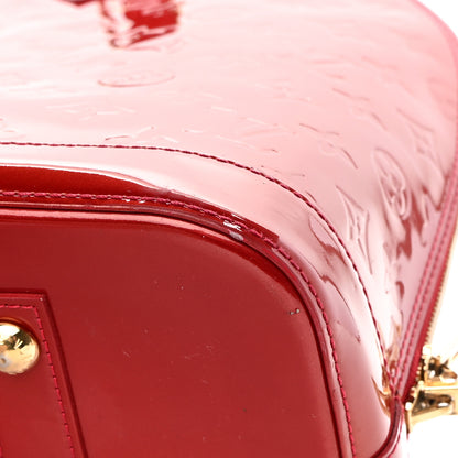Louis Vuitton Vernis Alma MM Pomme D'Amour 15 of 18