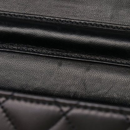 Chanel Lambskin Quilted Small Single Flap Black 11 of 12